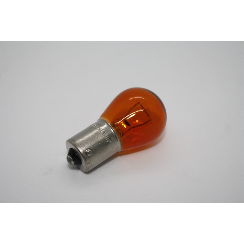 Bóng đèn s25 tiêu chuẩn màu cam amber 12v,24v 1tim BA15s chất lượng cao