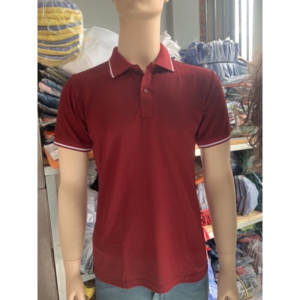 Thanh lý áo polo nam trơn, áo phông vải mắt chim, áo polo vải ari cool