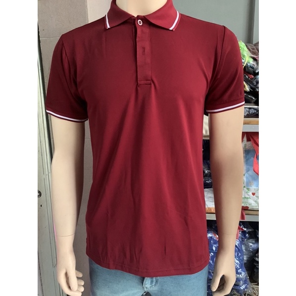 Thanh lý áo polo nam trơn, áo phông vải mắt chim, áo polo vải ari cool