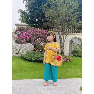bộ bà ba cho bé- HÀNG CAO CẤP- lụa gấm cực đẹp