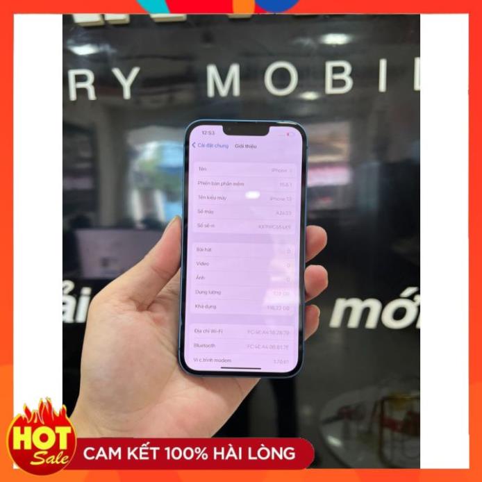 Siêu phẩm ip 13 bộ nhớ 128gb - Máy mới đầy đủ hộp và phụ kiện - LLA40 OK8 | BigBuy360 - bigbuy360.vn