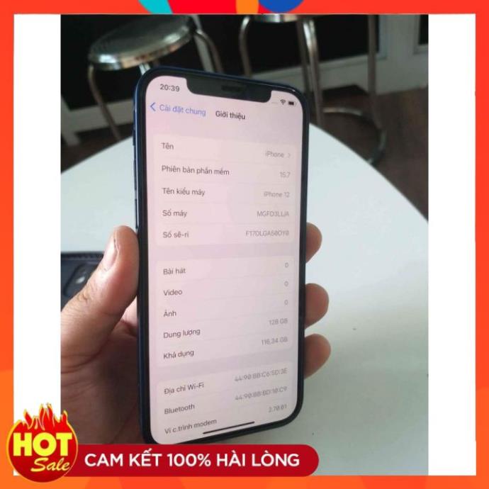 Điện thoại IP 12 bộ nhớ 128GB - Máy quốc tế chính hãng - LLA28 3WW | BigBuy360 - bigbuy360.vn