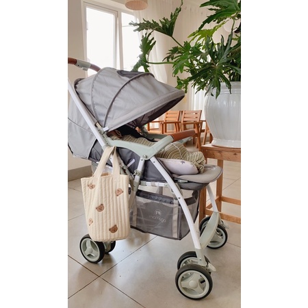 THANH LÝ XE ĐẨY mamago premium xám mua new 3500k - đã qua sử dụng