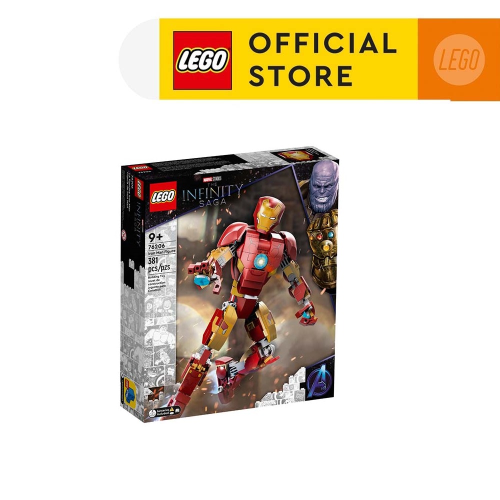 Đồ Chơi LEGO Mô Hình Người Sắt 76206 (381 chi tiết)