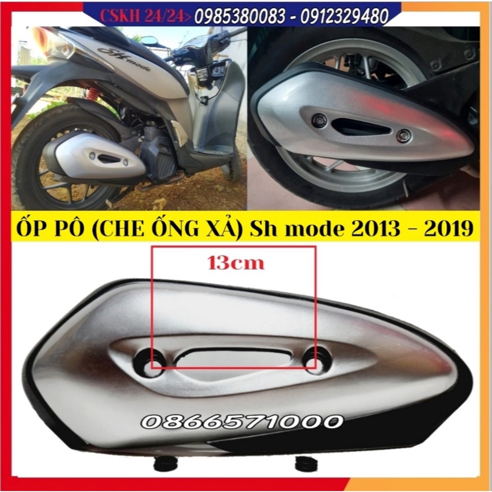 - Ốp Pô Sh Mode - Che Ống Xả Xe Sh Mode – Chụp Pô Zin Theo Xe – Nhựa ABS  Ốp  pô Zi
