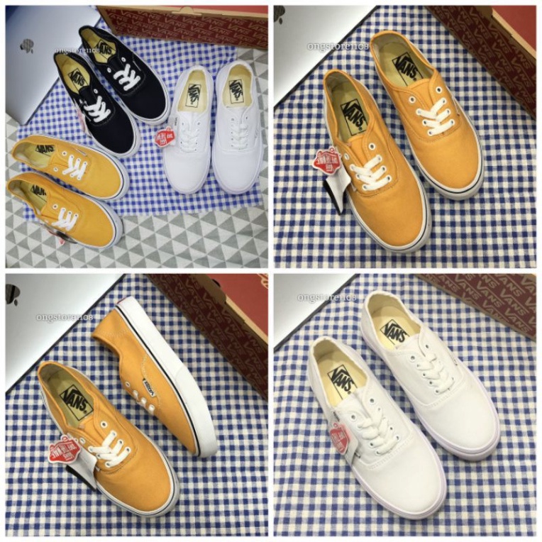 Giày thể thao Xả kho Vans Classic buộc dây hàng SF phối màu Ảnh chụp thật kèm hộp MIHU