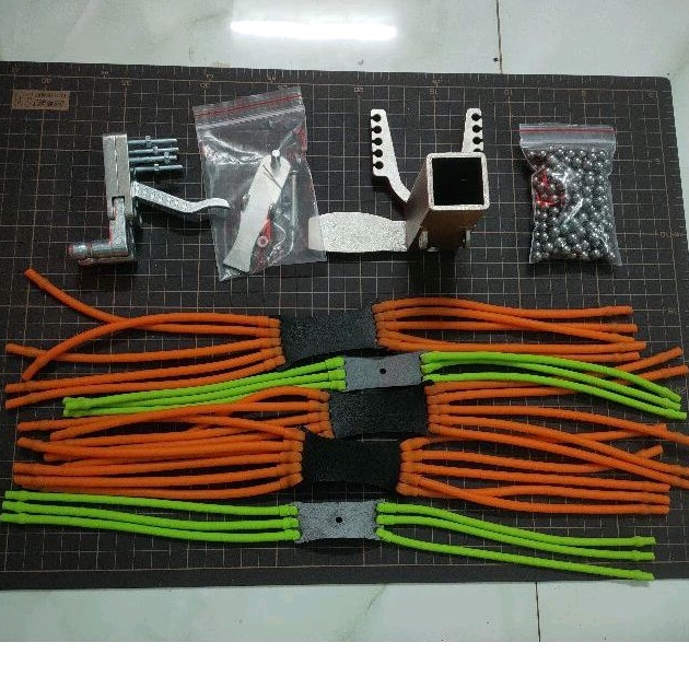 Combo cò+cánh phượng+chun+bi