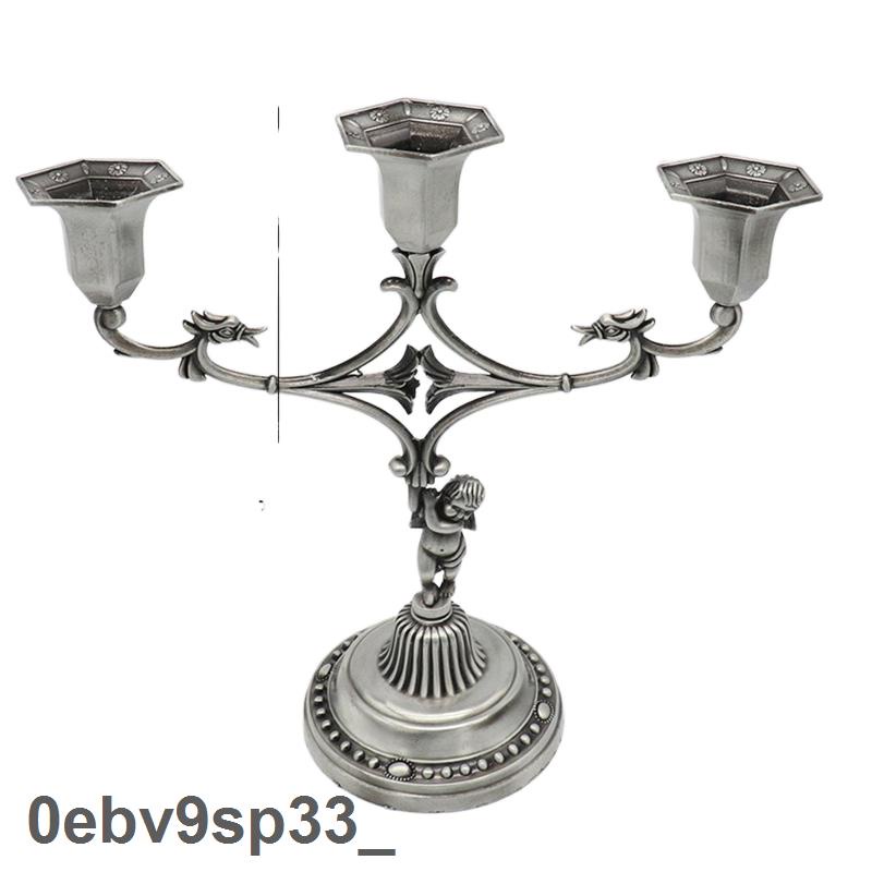 Giá Rẻ Giá đỡ đèn cầy 3 chân bằng kim loại hình ngựa vằn độc đáo sáng tạo dùng để trang trí bàn ăn