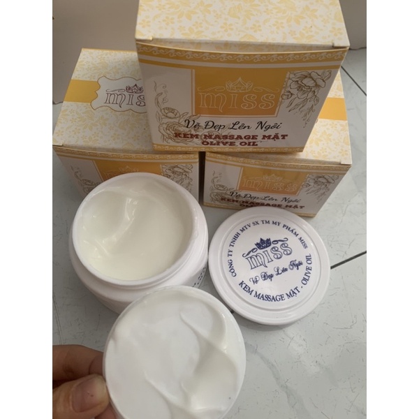 Kem Giữ Ẩm massage mặt VitaminE -OLIVE MISS 175g
