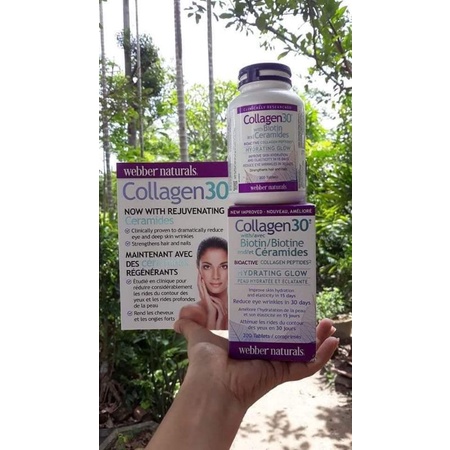 Viên uống Webber Naturals Collagen 30 hàng Canada 200 viên