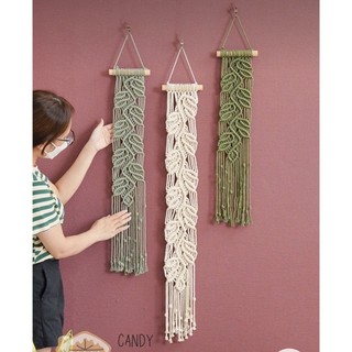macrame leaf decor, trang trí nhà cửa