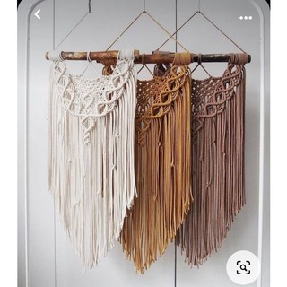macrame leaf decor, trang trí nhà cửa