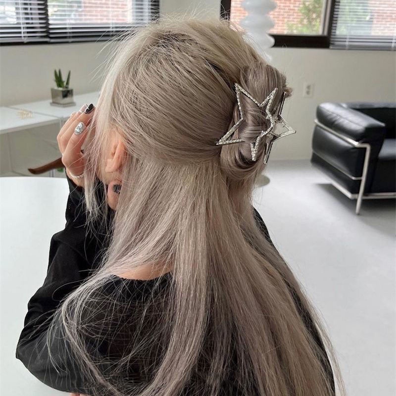 Kẹp Tóc Hình Ngôi Sao Năm Cánh Đơn Giản Thời Trang Mùa Hè