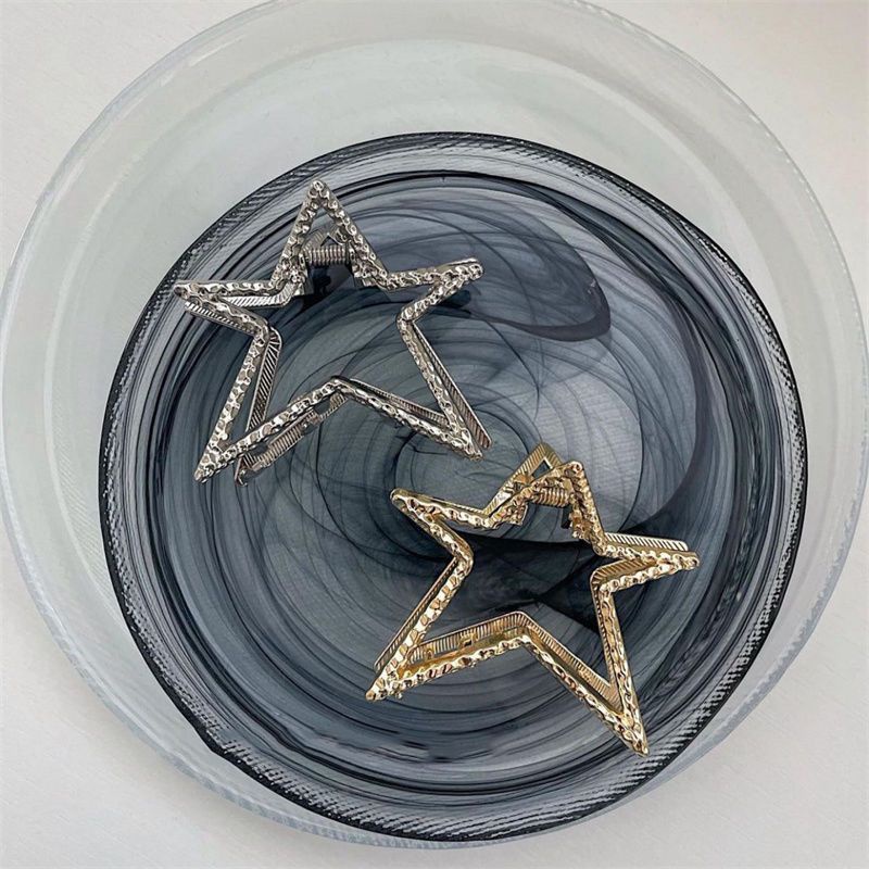 Kẹp Tóc Hình Ngôi Sao Năm Cánh Đơn Giản Thời Trang Mùa Hè