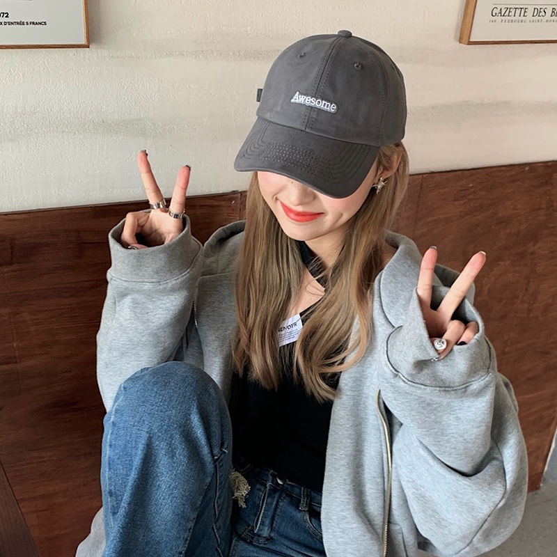 Mũ Lưỡi Trai Thêu Chữ Thời Trang Năng Động Cho Nữ