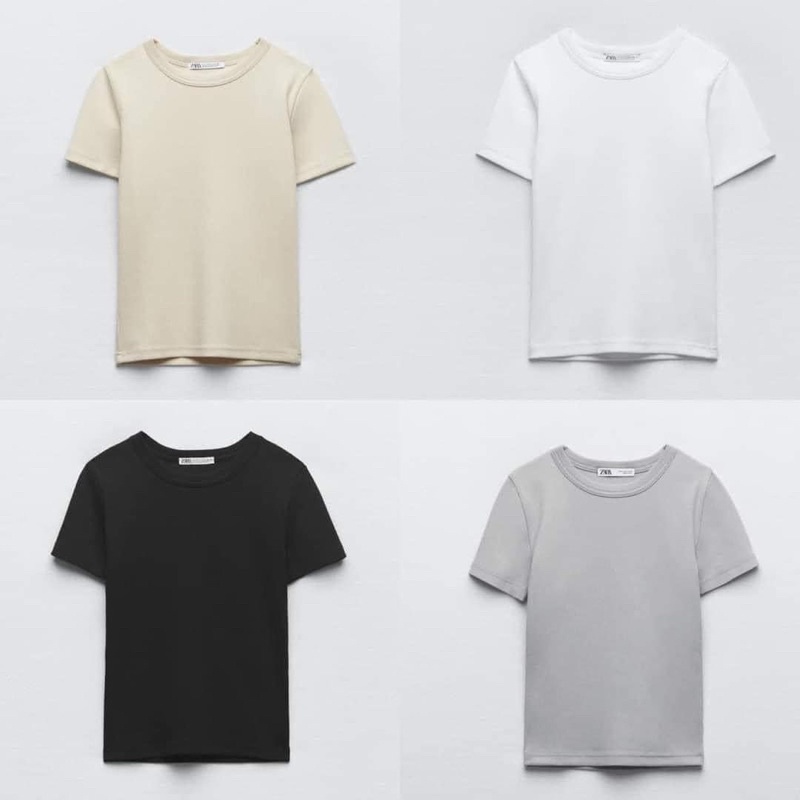 SẴN ÁO PHÔNG THUN TĂM ZARA AUTH SIÊU THÍCH KHÔNG BAI DÃO KÈM ẢNH SHOP CHỤP