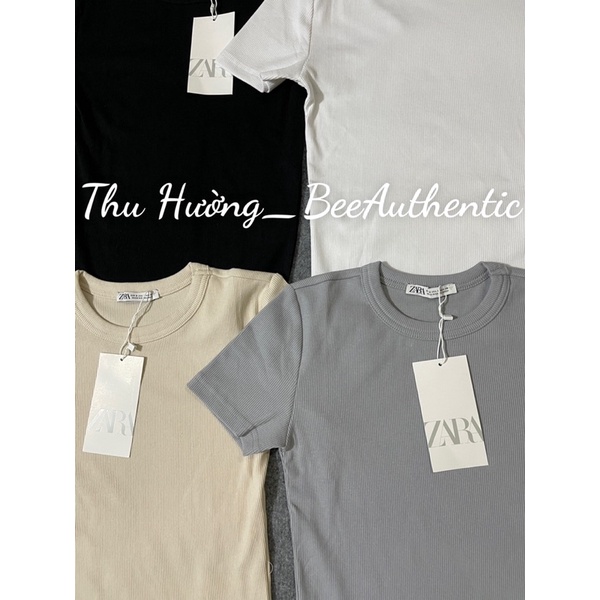 SẴN ÁO PHÔNG THUN TĂM ZARA AUTH SIÊU THÍCH KHÔNG BAI DÃO KÈM ẢNH SHOP CHỤP