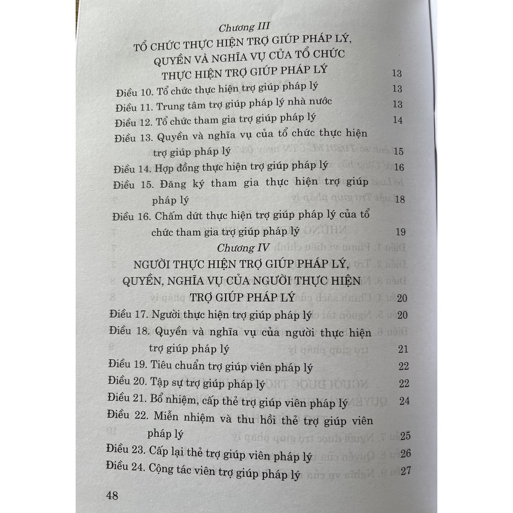 Sách Luật Trợ Giúp Pháp Lý