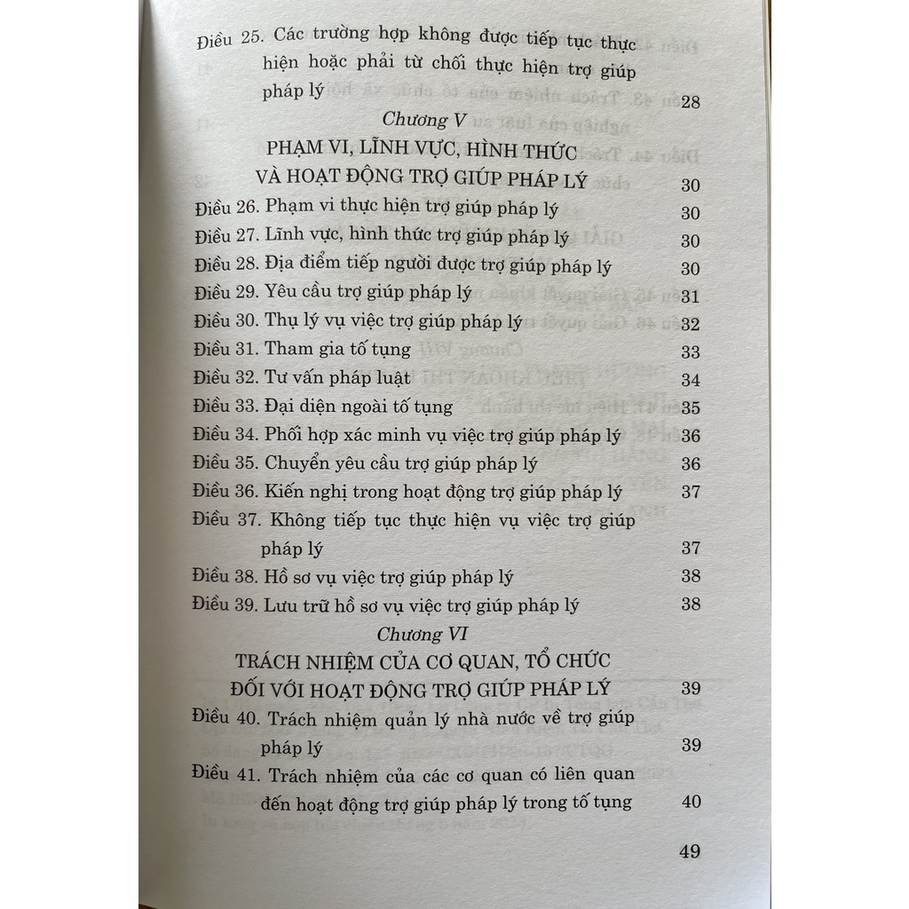 Sách Luật Trợ Giúp Pháp Lý