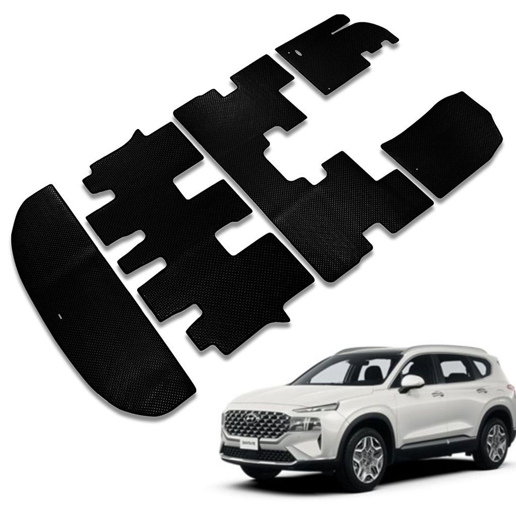 Thảm lót sàn Hyundai Santafe 2018 chính hãng KATA Việt Nam