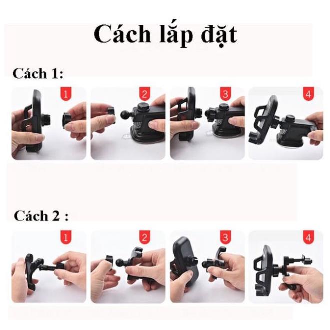 Giá Đỡ Điện Thoại Trên Ô Tô Gắn Taplo Và Kính Lái, Kẹp Điện Thoại Ô Tô Cực Kì Chắc Chắn | BigBuy360 - bigbuy360.vn