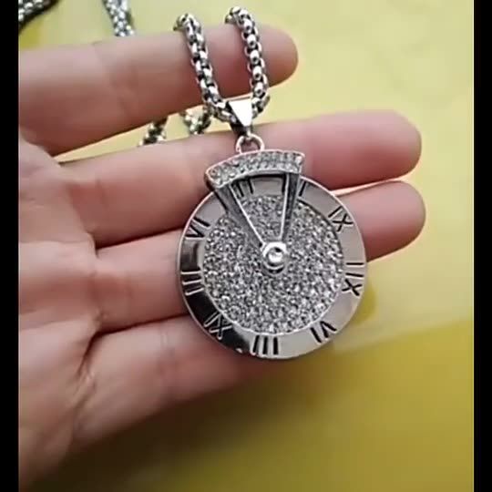 Vòng Cổ Bằng Bạc Sterling Mặt Chữ Số La Mã Phong Cách Mới Đơn Giản Dễ Phối Đồ Hip Hop Thời Thượng Cho Nam Và Nữ