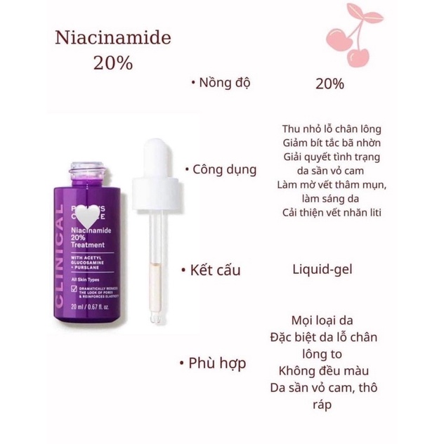 TINH CHẤT PAULA’S CHOICE NIACINAMINE TREATMENT 2ML