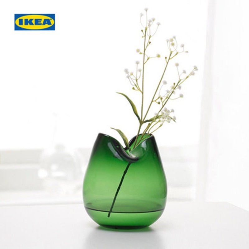 Bình Hoa Thủy Tinh IKEA Cao Cấp Dùng Trang Trí Phòng Khách