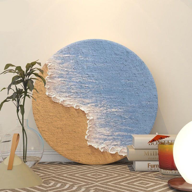 Bộ Tranh Cát 3D diy Hình Phong Cảnh Bãi Biển Xinh Xắn