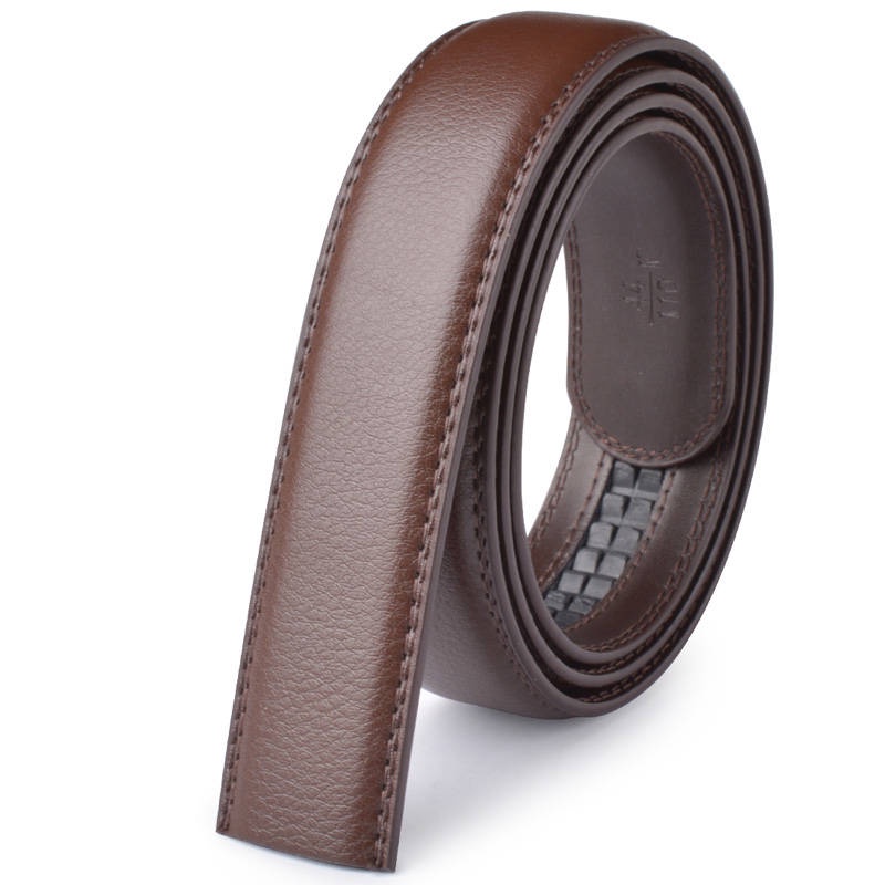 Dây Nịt Da Bò Thiết Kế Khóa Gài Tự Động Bản Rộng 3cm - 3.5cm Thời Trang Cao Cấp Cho Nam