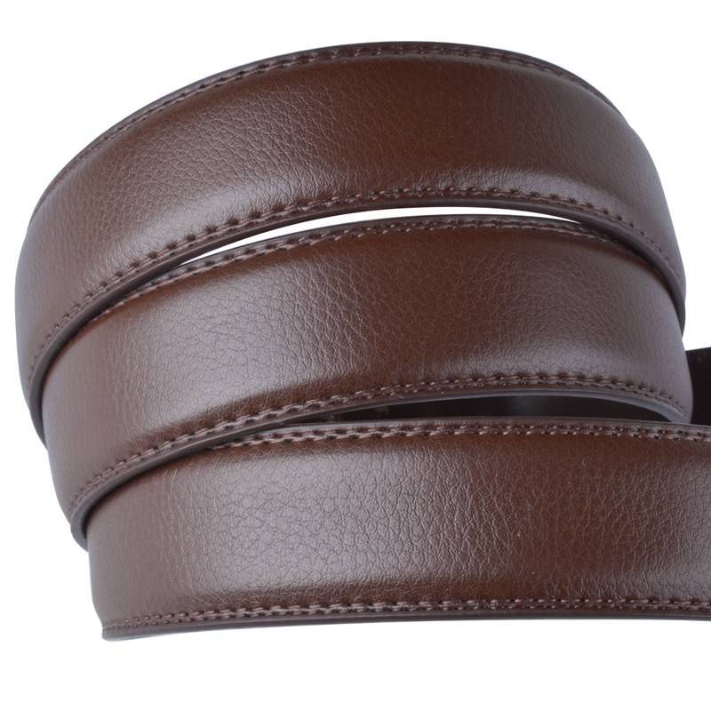 Dây Nịt Da Bò Thiết Kế Khóa Gài Tự Động Bản Rộng 3cm - 3.5cm Thời Trang Cao Cấp Cho Nam