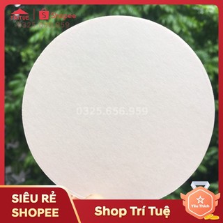 Combo 100 chiếc lót ly giấy trơn rẻ nhất, Đế lót cốc chất liệu giấy trơn hàng có sẵn, cơ sở sản xuất in ấn lót ly giấy