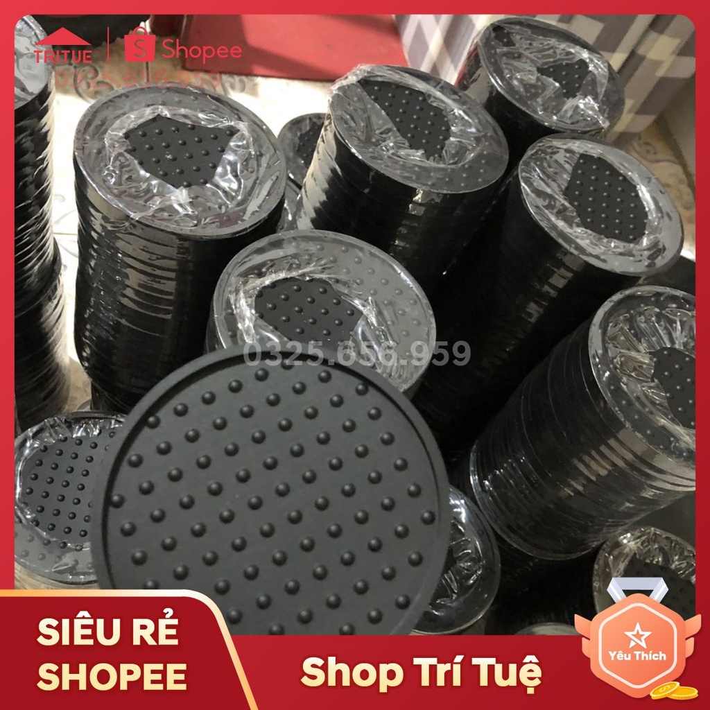 miếng lót cốc chất liệu cao su trơn có sẵn tại kho chống tràn nước