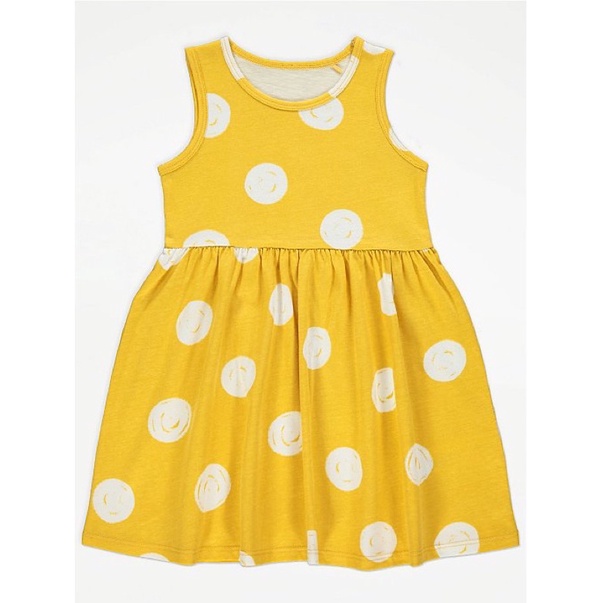 Váy cho bé gái Geo Uk Auth cotton mềm mát