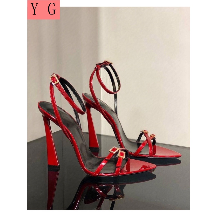 Sandal Cao Gót Mũi Nhọn Thiết Kế Mới Thời Trang Mùa Xuân Hè 2023 Dành Cho Nữ