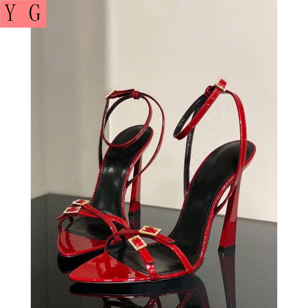 Sandal Cao Gót Mũi Nhọn Thiết Kế Mới Thời Trang Mùa Xuân Hè 2023 Dành Cho Nữ