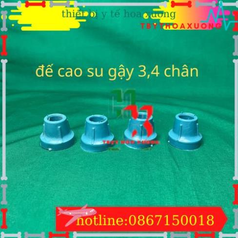 Đế cao su gậy chống 3, 4 chân