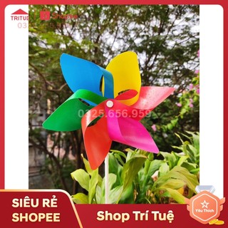 Chong chóng nhựa 6 cánh treo dây hoặc cầm tay