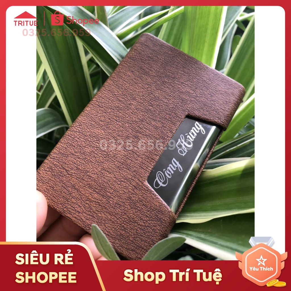 GIẢM GIÁ KỊCH SÀN TRI ÂN KHÁCH HÀNG MẪU HỘP ĐỰNG CARD hc28 KHẮC TÊN LẤY NGAY TẠI HÀ NỘI