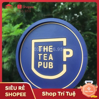 đế lót ly cao su in ấn logo quán