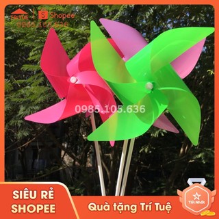 Chong chóng nhựa đồ chơi, mẫu chong chóng que cầm tay,combo 100 chiếc