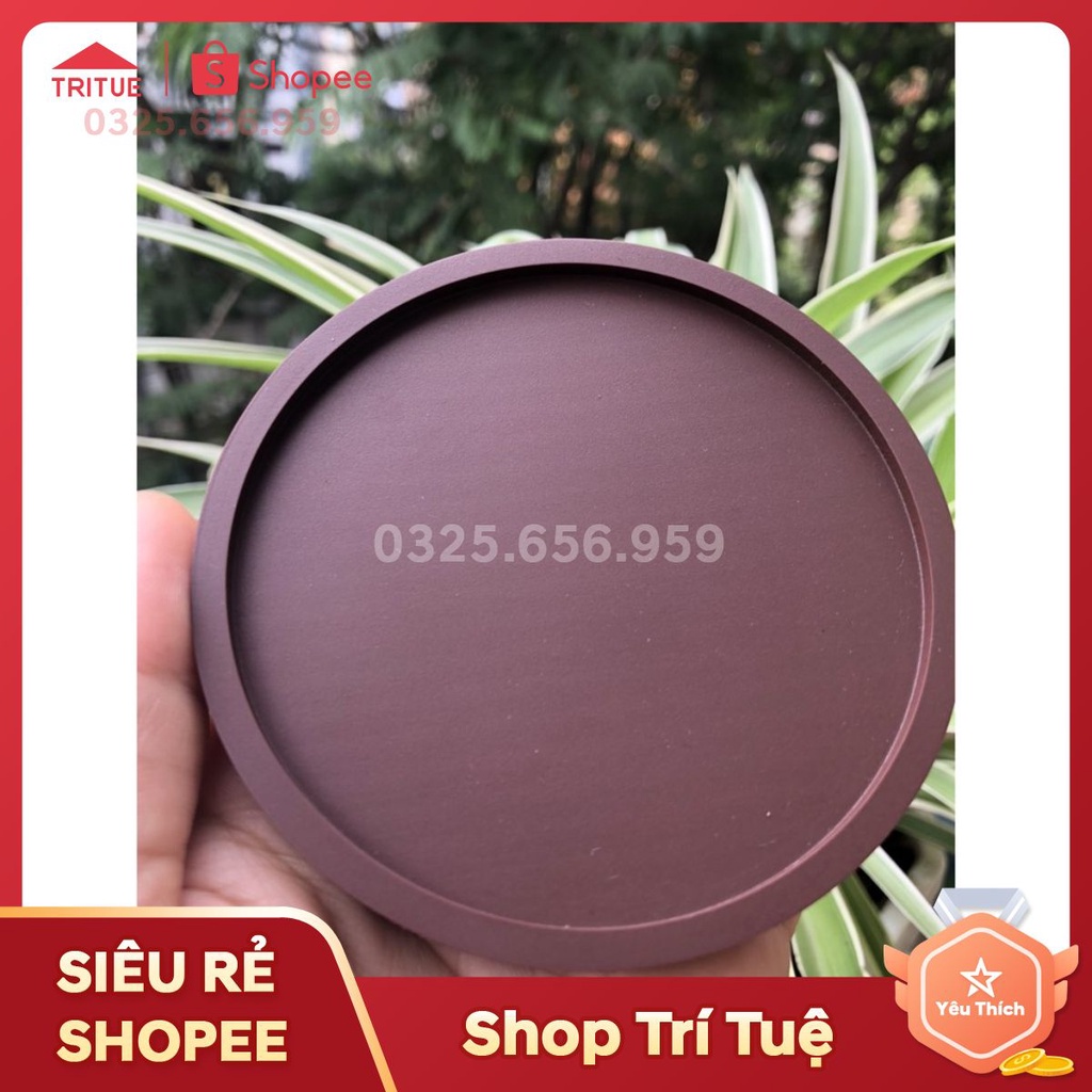 {DEAL HOT GIẢM GIÁ} Mua miếng lót cốc cao su có sẵn màu nâu, lót cốc cao su chống nóng cách nhiệt không bị tràn nước