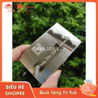 Hộp Đựng Namecard Khắc Tên - Hộp Đựng Thẻ Danh Thiếp Khắc Được Nhiều Nội Dung