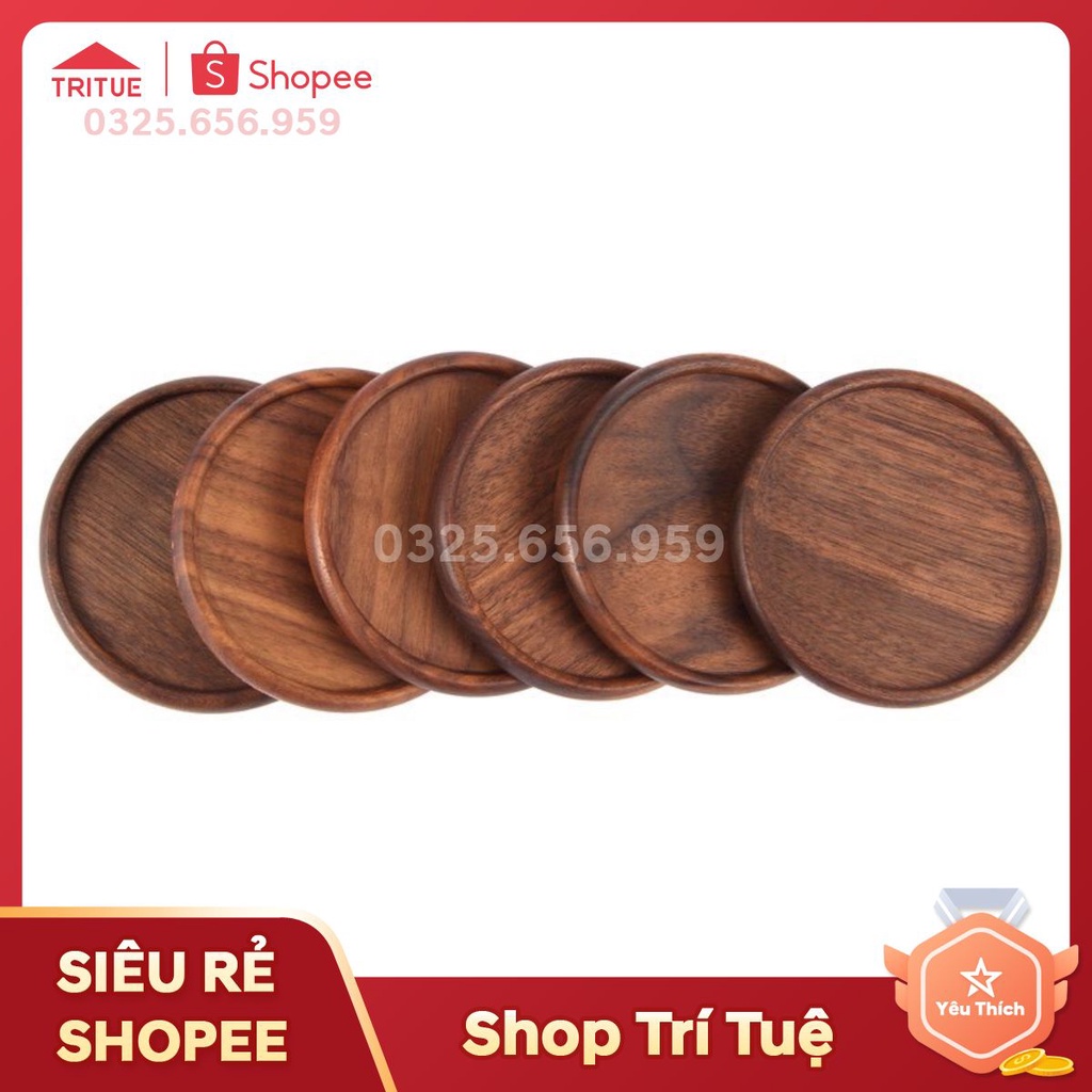 Cơ sở cung cấp đế lót cốc gỗ tự nhiên, Đặt đế lót cốc bằng gỗ tự nhiên, Mua đế lót ly bằng gỗ để cốc cafe bằng gỗ óc chó