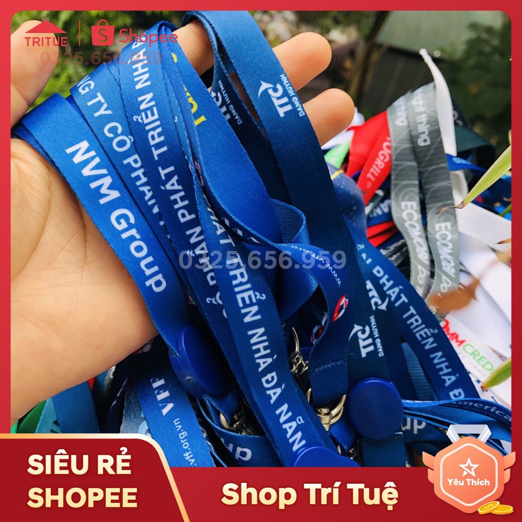 Nhận in dây đeo thẻ cho nhân viên giá rẻ tại HÀ Nội, in dây đeo thẻ cho sinh viên học sinh siêu nhanh