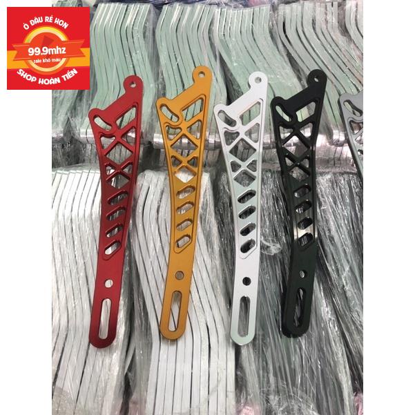 Pát Treo Pô Ex 150 155 Dầy 10Ly Pass Pô Ex150 155 Exciter 150 155 Pas Bát Bas Bass Nhôm CNC 10Li