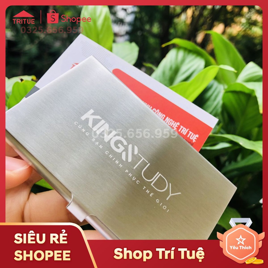 Hộp đựng ATM, ví đựng name card bằng thép không rỉ cao cấp dành tặng đối tác, khắc tên lấy ngay HÀ NỘI