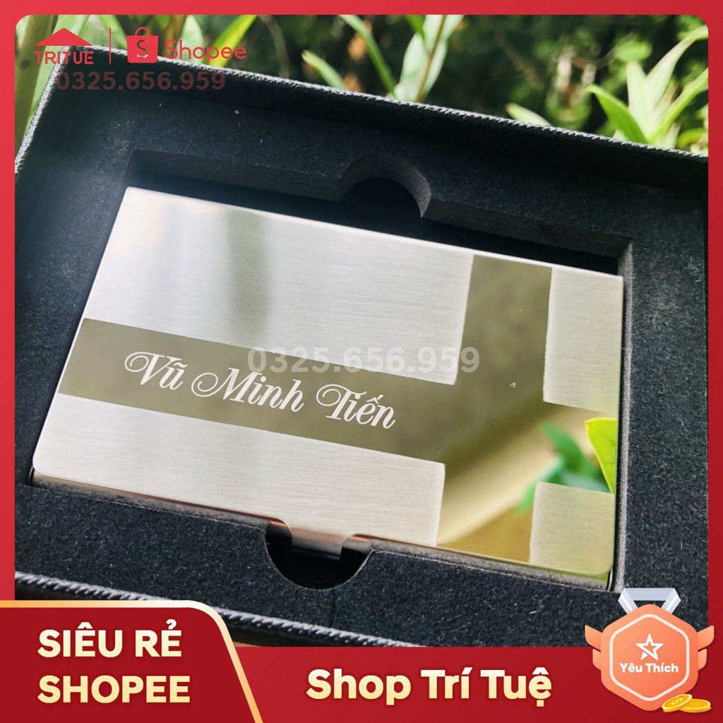 KHắc tên hộp đựng name card lấy ngay ở HÀ Nội, hộp đựng ATM giá rẻ nhất thị trường