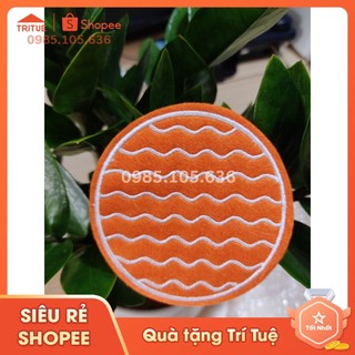 Đế Lót Ly - Miếng Lót Ly Lớp Vải Nỉ Thấm Hút Nước Hình Lượn Sóng