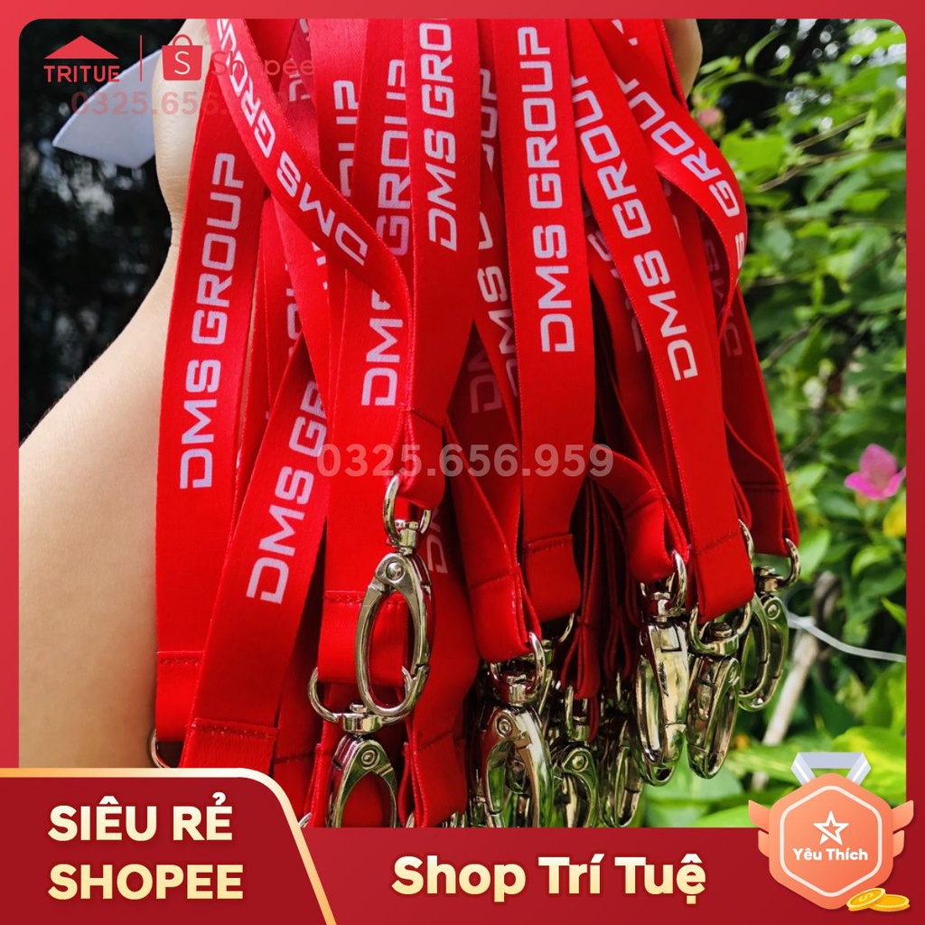 Sản xuất dây đeo thẻ nhân viên giá rẻ, in dây đeo thẻ sinh viên ở hà Nội
